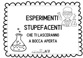 anteprima - Esperimenti - ESPERIMENTI STUPEFACENTI - Pagina di copertina