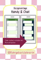 Vorschau - Anderer Materialtyp - Vorlage Handy Chat Smartphone - Deckblatt