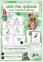 Vorschau - Arbeitsblätter - Lese-Mal-Blätter zum Thema Frühling - Deckblatt