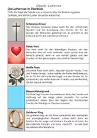 Vorschau - Arbeitsblätter - Arbeitsblatt: Die Symbole der Lutherrose - Seite 2