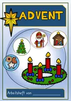 Vorschau - Arbeitsblätter - Advent - Arbeitsheft | Grundschule - Seite 1