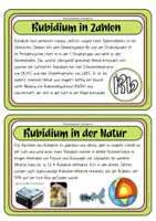 Vorschau - Stundenentwürfe - Alkalimetalle: Rubidium Wissenskartei + Steckbrief + Quizze - Seite 3