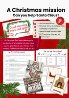 Vorschau - Stundenentwürfe - Christmas story - Can you help Santa Claus - Deckblatt