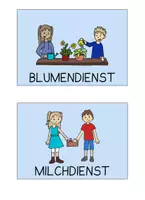 Vorschau - Bildkarten - Klassendienste - Kärtchen für die Aufgaben der Lernenden - Seite 3