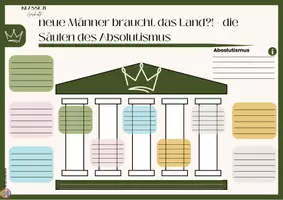 Vorschau - Arbeitsblätter - AB_G_08_1_Absolutismus_2_Stützen des Absolutismus - Seite 1
