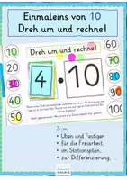 Vorschau - Unterrichtsreihen - Dreh um und rechne! Einmaleins von 10 - Deckblatt