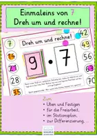 Vorschau - Unterrichtsreihen - Dreh um und rechne! Einmaleins von 7 - Deckblatt