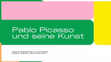 Vorschau - Präsentationen/Tafelbilder - Pablo Picasso und der Kubismus - Seite 1