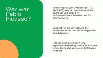 Vorschau - Präsentationen/Tafelbilder - Pablo Picasso und der Kubismus - Seite 3