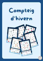 Vista previa - Tarjetas / Manipulativos - Compteig d'hivern - Portada