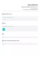 anteprima - Materiale di supporto/inclusione - Elenco delle fonti - Pagina 1