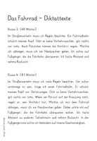 Vorschau - Arbeitsblätter - Das Fahrrad - Lernwörter für Klasse 3/4 - Seite 3
