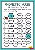 Aperçu - Feuilles d'exercices - Phonetic Maze - Séquence "My School's got talent" - Page de couverture