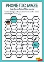 Aperçu - Feuilles d'exercices - Phonetic Maze - Séquence "My School's got talent" - Page 2