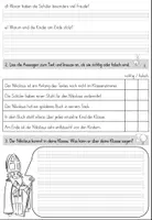 Vorschau - Arbeitsblätter - Leseverstehen - Der Nikolaus ist hier - Deutsch 2. und 3. Klasse - Seite 2