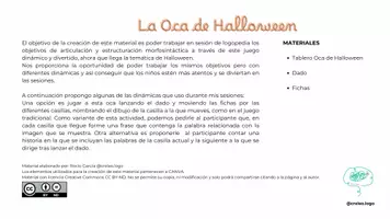 Vista previa - Juegos / Gamificación - La Oca de Halloween - CRELEO-LOGO - Portada