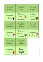 Vorschau - Spiele - Ich habe – Wer hat? Bundesländer Deutschland | Spiel Sachunterricht Klasse 3–4 - Seite 2