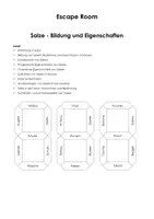 Vorschau - Stundenentwürfe - Escape Room "Salze - Bildung und Eigenschaften" - Deckblatt