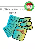 Vorschau - Bildkarten - Rhythmusbausteine Thema: Weihnachten - Deckblatt