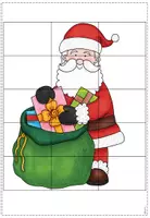 Vorschau - Spiele - Laufspiel - Weihnachtspuzzle für den Sportunterricht - Weihnachten - Seite 1