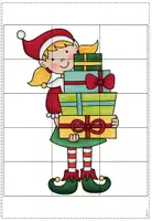 Vorschau - Spiele - Laufspiel - Weihnachtspuzzle für den Sportunterricht - Weihnachten - Seite 2