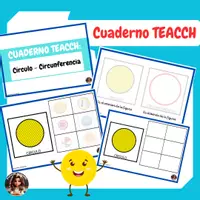 Vista previa - Refuerzo / NEE / Materiales de apoyo - CUADERNO TEACCH: CIRCULO Y CIRCUNFERENCIA - Portada