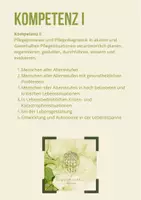 Vorschau - Arbeitsblätter - PflAPrV - Kompetenzen - Atelierkarten - Seite 1