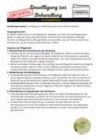 Vorschau - Unterrichtsreihen - Einwilligung zur Behandlung mit Rollenspiel, Erwartungshorizont - Seite 1