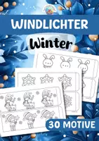 Vorschau - Mal- und Bastelvorlagen - Windlichter - Winter - Deckblatt