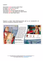 Vorschau - Arbeitsblätter - Leseblatt: Sankt Martin - Lesen mit Bild-Symbolen und geringen Buchstabenkenntnissen - Seite 2