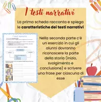 anteprima - Esercizi - Testi narrativi realistici e fantastici - classe terza - Pagina 1
