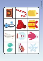 Vorschau - Arbeitsblätter - Wortschatz Bingo - Weihnachten (Klasse 1 und 2) - Seite 2