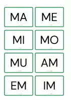 anteprima - Flashcard - MA carte per la lettura - Pagina 1