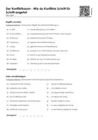 Vorschau - Arbeitsblätter - Konflikte lösen - Arbeitsblätter mit Erklärvideos, Lückentexten und Übungen - Seite 3