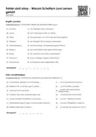 Vorschau - Arbeitsblätter - Feedback und Fehler - Arbeitsblätter mit Erklärvideos, Lückentexten und Übungen - Seite 3