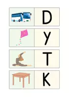 Vorschau - Arbeitsblätter - Anlaut Domino Buchstaben A-Z - Seite 3