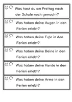 Vorschau - Arbeitsblätter - Erzählkarten für den Erzählkreis. Wochenende Ferien. Erzählmarktplatz - Seite 2