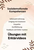 Vorschau - Arbeitsblätter - Sozialemotionales Lernen (Übungen mit Videos) - Deckblatt