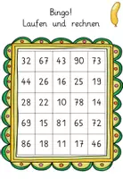 Vorschau - Spiele - Bingo! Laufen und Rechnen Klasse 2 - Seite 3