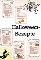 Vorschau - Präsentationen/Tafelbilder - Halloween - Rezeptsammlung - Deckblatt