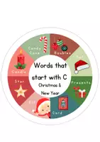 Vista previa - Juegos / Gamificación - Christmas & New Year - Phonics Clip Cards! - página 2