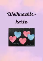 Vorschau - Mal- und Bastelvorlagen - Weihnachtskarte - Anleitung zum Malen und Gestalten - Deckblatt