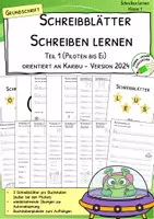 Vorschau - Arbeitsblätter - Schreibblätter in Grundschrift zu Karibu 1 (Version 2024) | Arbeitsblätter zum Schreiben lernen für Klasse 1 - Seite 1
