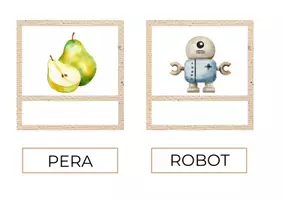 Vista previa - Tarjetas / Manipulativos - RELACIONAR IMAGEN - PALABRA - página 3