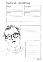 Vorschau - Arbeitsblätter - Steckbrief Keith Haring + Informationsblatt für Schüler - Seite 2