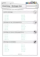 Vorschau - Arbeitsblätter - Übungsaufgaben: Gleichungen lösen II (differenziert) - Seite 1