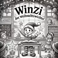 Vorschau - Mal- und Bastelvorlagen - Wichtel Adventsgeschichte 24. Kapitel Lesen und Malen - Deckblatt