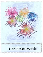 Vorschau - Bildkarten - Tafelmaterial BiKa WoKa Thema Neujahr - Seite 1