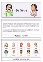 Vorschau - Arbeitsblätter - Gefühle Lapbook - Seite 2