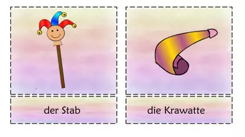 Vorschau - Bildkarten - Wort- und Bildkarten Thema Fasching - Seite 2